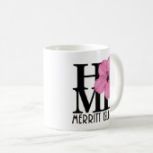 Mug ACCUEIL Île Merritt 11oz Hibiscus rose (Devant droit)
