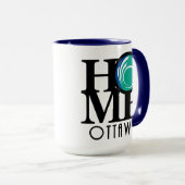 Mug ACCUEIL Ottawa 15oz (drapeau de la ville) (Devant droit)