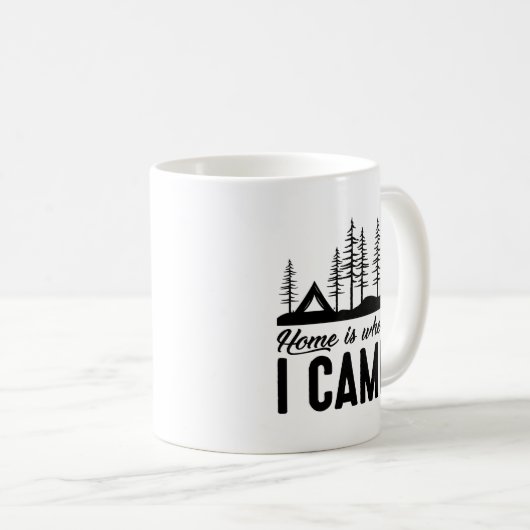 Mug Accueil Où Je Camps (Devant droit)