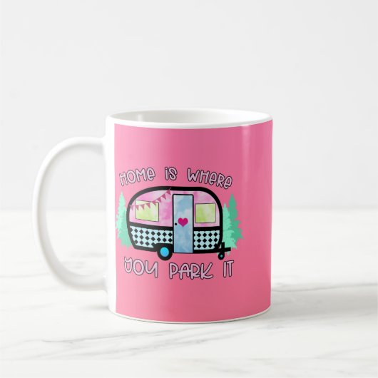 Mug Accueil où vous garez votre Camper It (Gauche)