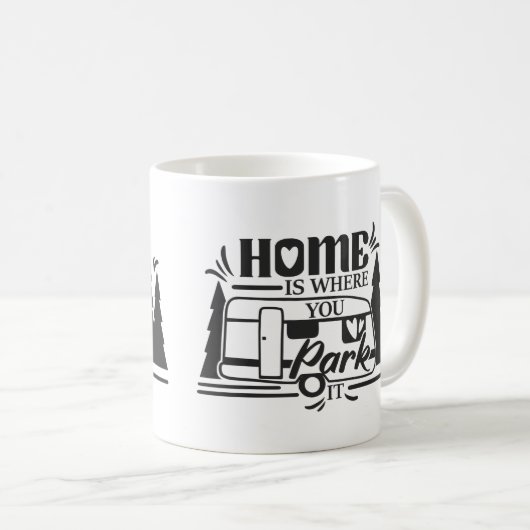 Mug Accueil Où Vous Le Garez (Devant droit)