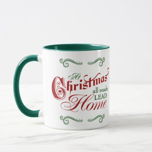 Mug Accueil pour Noël (Gauche)