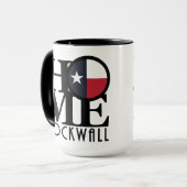 Mug ACCUEIL Rockwall Texas (Devant gauche)
