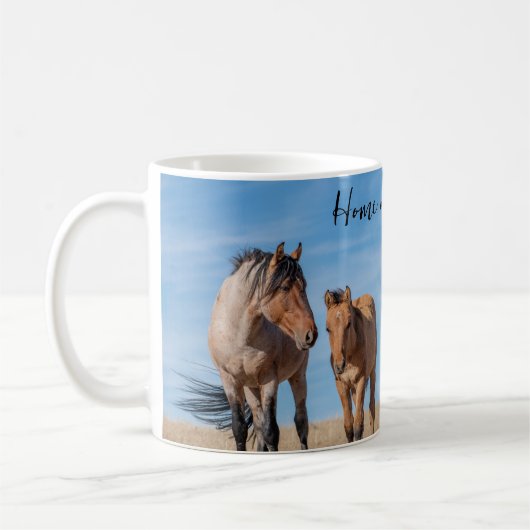Mug Accueil sur le Range Wild Mustang (Gauche)