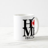 Mug ACCUEIL Vancouver (Drapeau canadien) 11oz (Devant droit)
