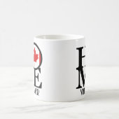 Mug ACCUEIL Vancouver (Drapeau canadien) 11oz (Centre)