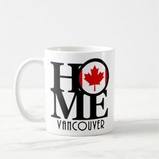 Mug ACCUEIL Vancouver (Drapeau canadien) 11oz