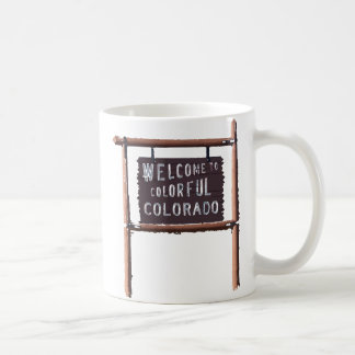 Mug accueil vers le Colorado coloré