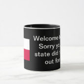 Mug Accueil vers le Texas (Centre)