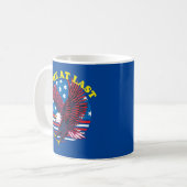 Mug Accueil Vétérinaire | Aigle patriotique (Devant gauche)