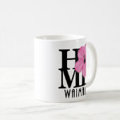 Mug ACCUEIL Waimalu Rose 11oz (Devant droit)