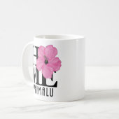 Mug ACCUEIL Waimalu Rose 11oz (Devant gauche)