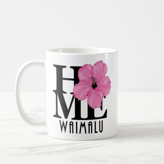 Mug ACCUEIL Waimalu Rose 11oz (Gauche)