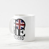 Mug ACCUEIL Wallsend England 11oz (Devant gauche)