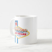 Mug "Accueillez signe iconique de Las Vegas au Nevada (Devant gauche)