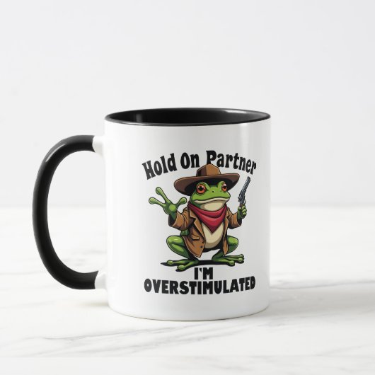 Mug Accusez votre partenaire de surstimuler Frog ADHD (Gauche)