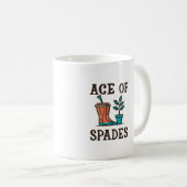 Mug Ace de Pique drôle jardinage nature plante pun (Devant droit)