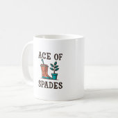 Mug Ace de Pique drôle jardinage nature plante pun (Devant gauche)