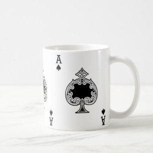 Mug Ace de pique Jeu carte