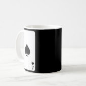 Mug Ace De Pique Jouer Carte Ace Card (Devant gauche)
