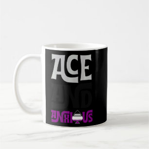 Mug Ace Et Anxieuse Fierté Asexuelle Porte-Drapeau Drô
