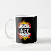 Mug Ace Name Volley Player Boys Ball and Net Sport (Gauche)