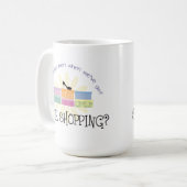 Mug Achats de chaussure (Devant gauche)