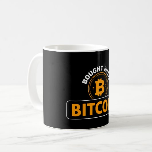 MUG ACHETÉ AVEC BITCOIN CAFÉ (Devant gauche)