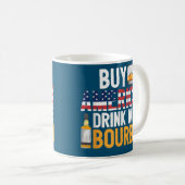 Mug Acheter American Drink Plus Bourbon Funny Whiskey (Devant droit)