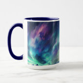 Mug Acheter aurores boréales à thème spatial (Gauche)