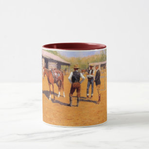 Mug Acheter des poneys Polo dans l'ancien Ouest améric