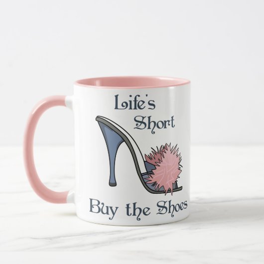 Mug Acheter les chaussures (Gauche)