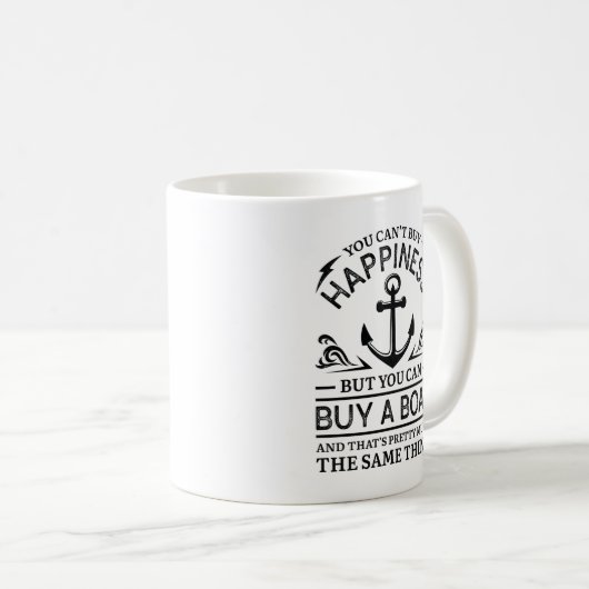 Mug Acheter Un Bateau (Devant droit)