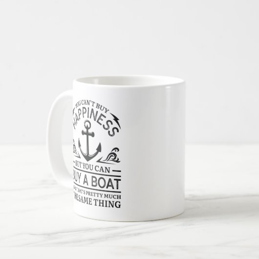 Mug Acheter Un Bateau (Devant gauche)