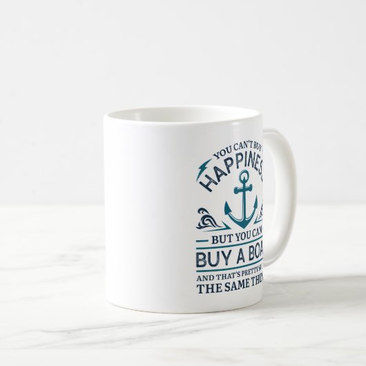 Mug Acheter Un Bateau (Devant droit)