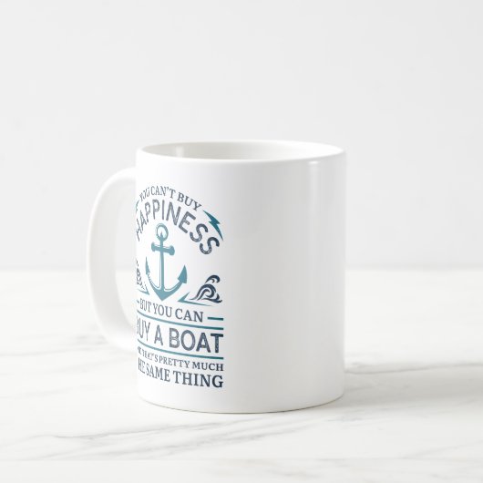 Mug Acheter Un Bateau (Devant gauche)