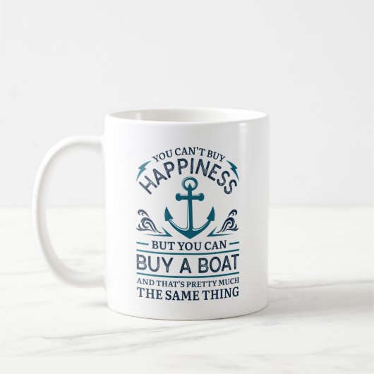 Mug Acheter Un Bateau (Gauche)
