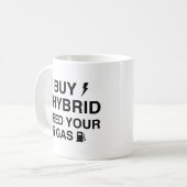 Mug Acheter Un Hybride J'Ai Besoin De Votre Gaz (Devant gauche)