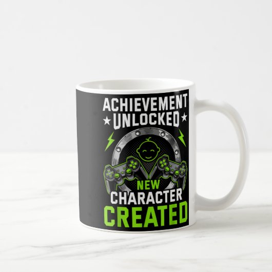 Mug Achievement Unlocked New Character D Video Gamer (Droite)