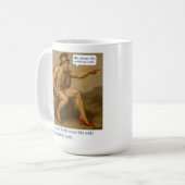 Mug Achilles’ heels were his only vulnerable spot. (Devant gauche)