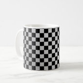 Mug Acier Brossé à Carreaux (Devant gauche)