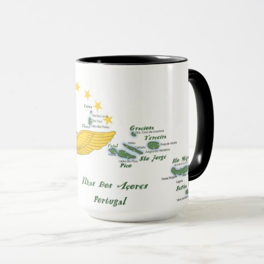 Mug Açores art populaire (Devant droit)