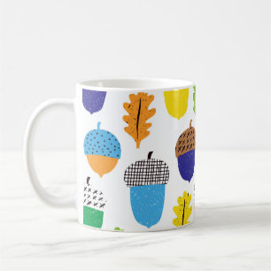 Mug Acorn Automne : Motif Vintage.