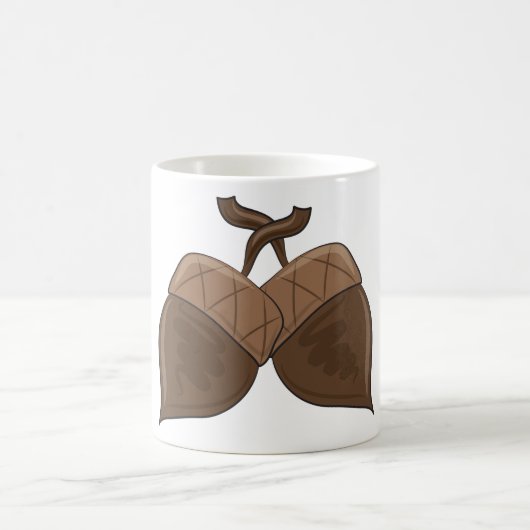 Mug Acorns Rustique Forêt d'automne Nature (Centre)