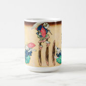 Mug Acrobat Cat, Hiroshige, Ukiyo-e (Centre)
