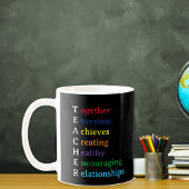 Mug Acronyme de l'enseignant Fun Appréciation de l'ens