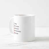 Mug Acronyme drôle de femme - SMART (Devant gauche)