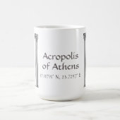 Mug Acropole d'Athènes Latitude Longitude (Centre)