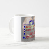 Mug Acrostiche d'Adam (Devant gauche)