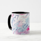 Mug Acrylique liquide rose et bleu (Devant gauche)
